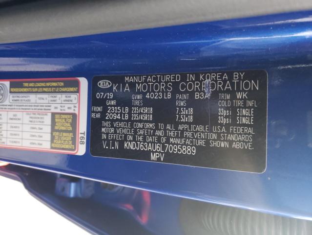 2020 KIA SOUL GT LI KNDJ63AU6L7095889