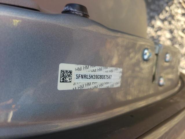 2016 HONDA ODYSSEY SE 5FNRL5H39GB087547