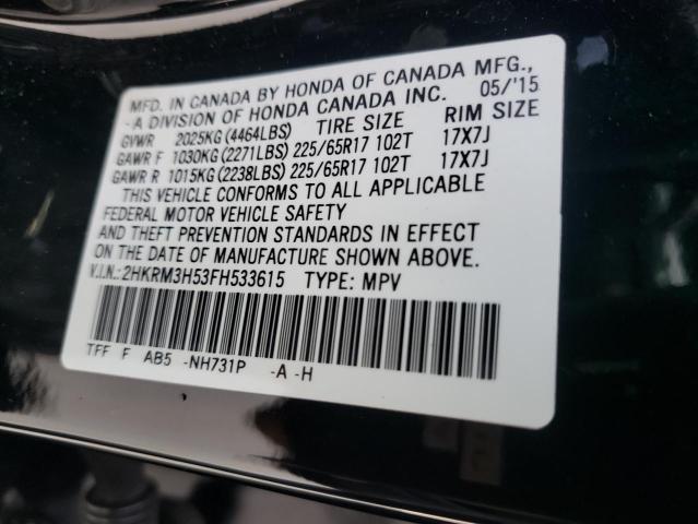 2015 HONDA 125 2HKRM3H53FH533615