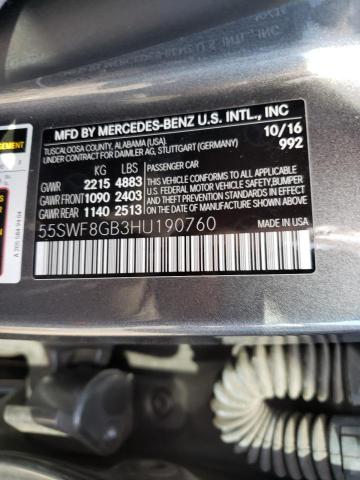 2017 MERCEDES-BENZ C 55SWF8GB3HU190760