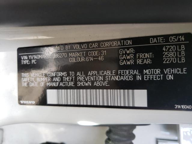 2015 VOLVO S80 PREMIE YV140MAK5F1186270
