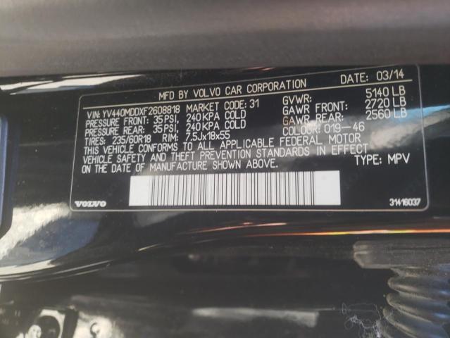 2015 VOLVO XC60 T5 PL YV440MDDXF2608818