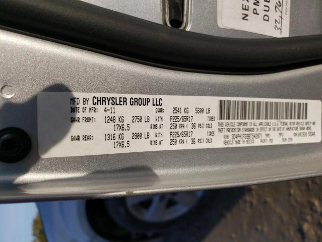 2011 DODGE JOURNEY MA 3D4PH1FG9BT542871