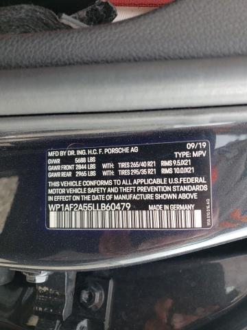 2020 PORSCHE MACAN TURB WP1AF2A55LLB60479