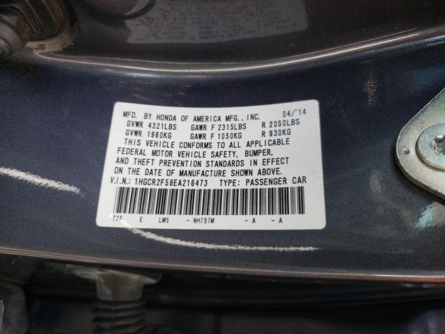 2014 HONDA ACCORD SPO 1HGCR2F58EA216473