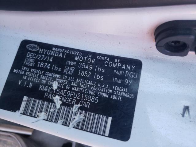 2015 HYUNDAI ACCENT GS KMHCT5AE9FU215885