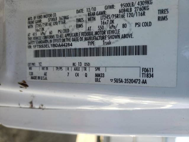 2011 FORD ECONO 1FTSS3EL1BDA44284