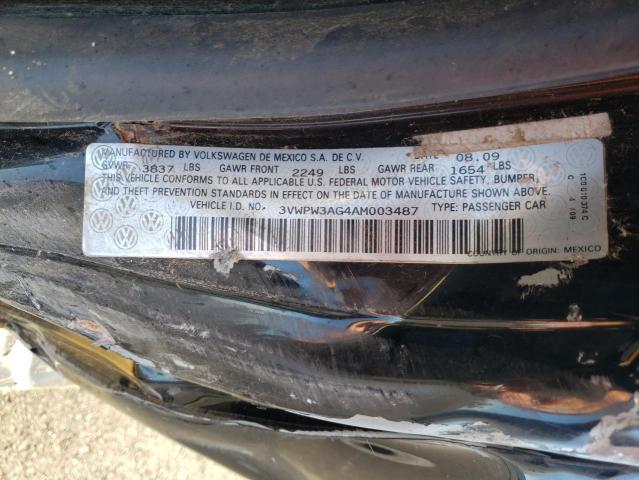 2010 VOLKSWAGEN NEW BEETLE 3VWPW3AG4AM003487