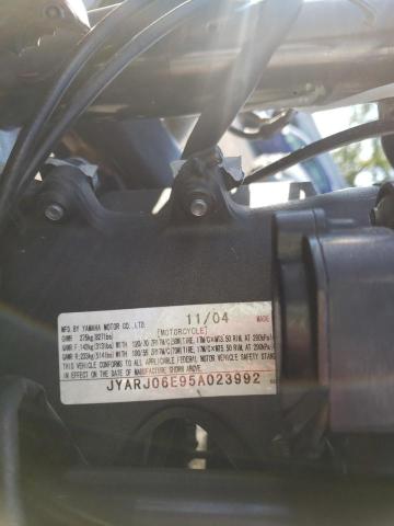 2005 YAMAHA YZFR6 L JYARJ06E95A023992