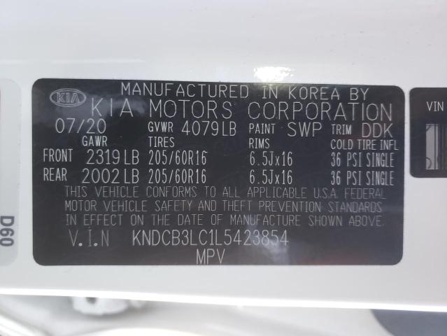 2020 KIA NIRO LX KNDCB3LC1L5423854