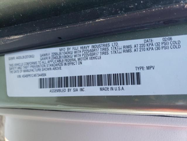 2018 SUBARU LEGACY OUT 4S4BP61C467344684