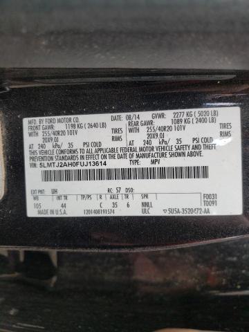 2015 LINCOLN MKC 5LMTJ2AH0FUJ13614