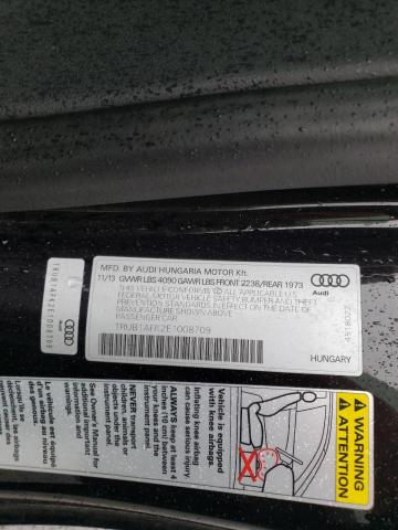 2014 AUDI TTS PREMIU TRUB1AFK2E1008709
