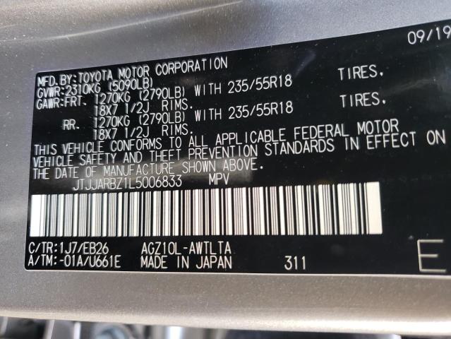2020 LEXUS NX 300 F-S JTJJARBZ1L5006833