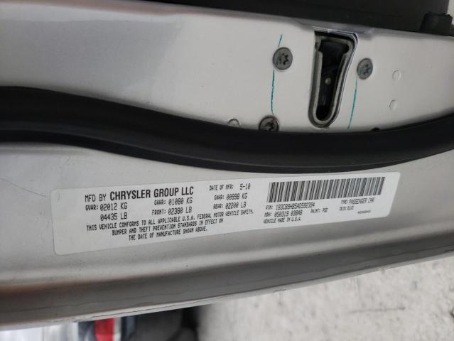 2010 DODGE CALIBER UP 1B3CB9HB5AD592394