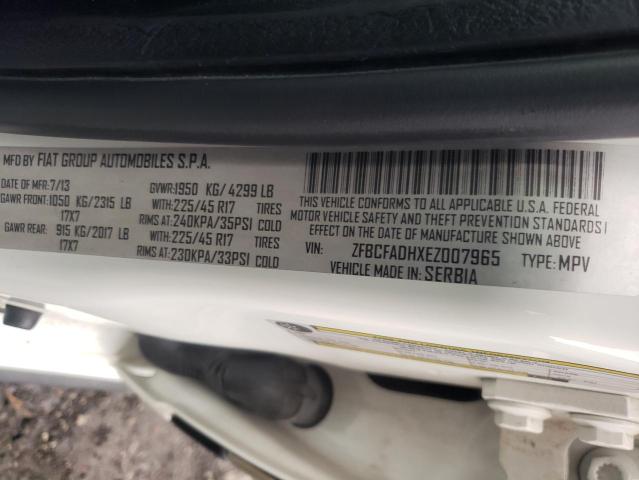 2014 FIAT 500L TREKK ZFBCFADHXEZ007965
