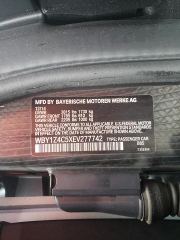 2014 BMW I3 REX WBY1Z4C5XEV277742