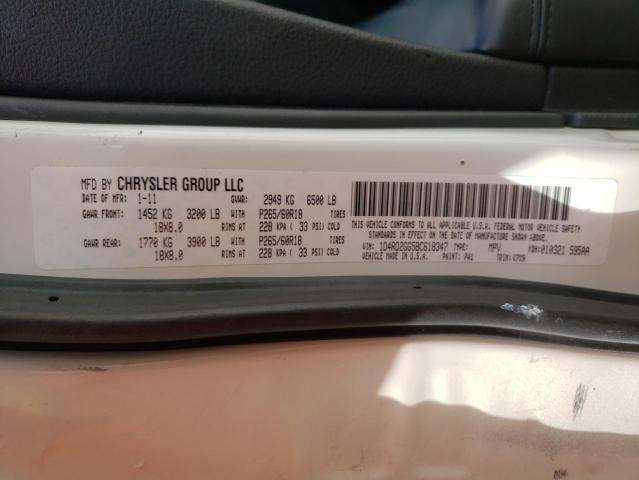 2011 DODGE DURANGO EX 1D4RD2GG5BC618347