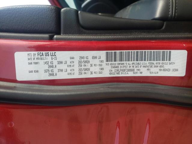 2015 JEEP CHEROKEE 1C4RJFAG8FC889608
