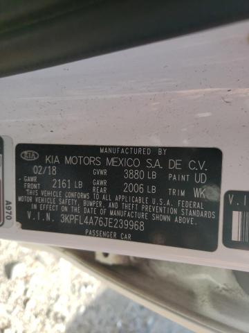 2018 KIA UK 3KPFL4A76JE239968
