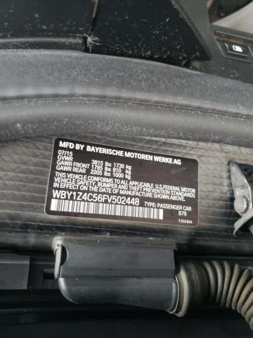 2015 BMW I3 REX WBY1Z4C56FV502448