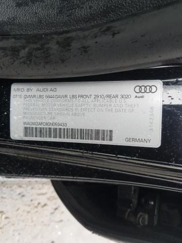 2016 AUDI S7 PRESTIG WAUW2AFC8GN059433
