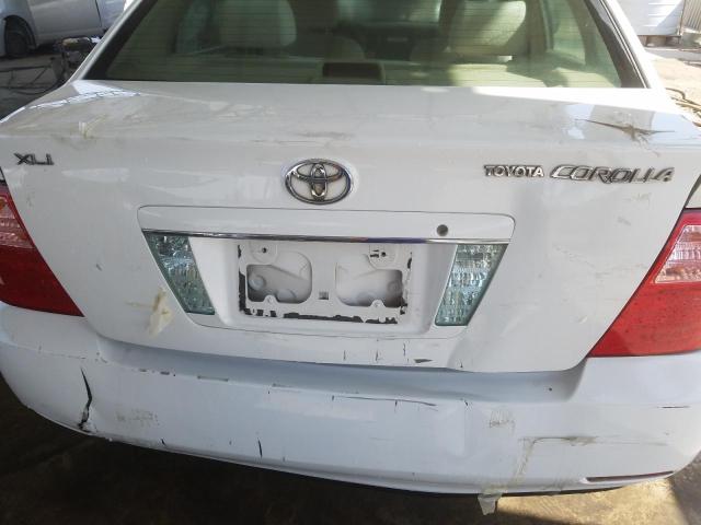 VIN: JTDBW23E250090558 Auction: COPART UAE Lot: 63073721 Location: DUBAI INDUSTRIAL CITY - DUBAI JTDBW23E250090558 TOYOTA COROLLA 2005 WHITE Photo 12