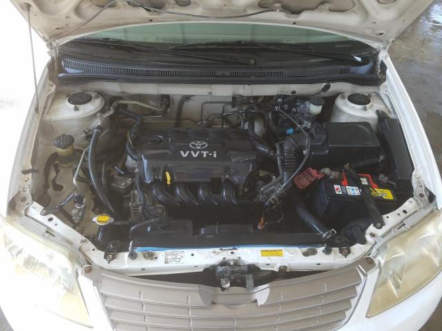 VIN: JTDBW23E250090558 Auction: COPART UAE Lot: 63073721 Location: DUBAI INDUSTRIAL CITY - DUBAI JTDBW23E250090558 TOYOTA COROLLA 2005 WHITE Photo 7