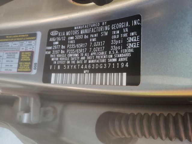 2013 KIA AMANTI 5XYKT4A63DG371194