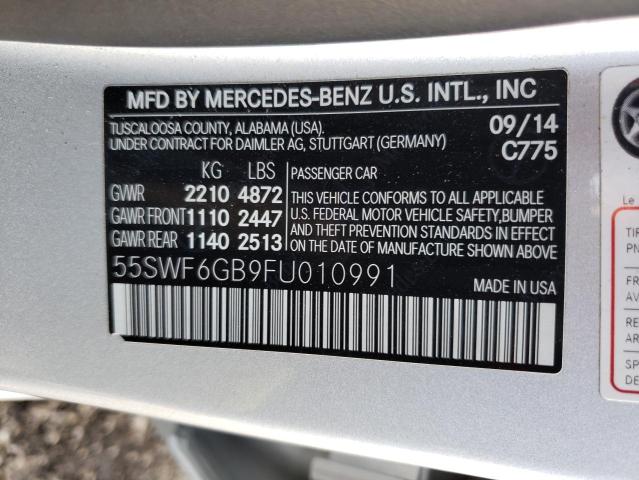 2015 MERCEDES-BENZ C 400 4MAT 55SWF6GB9FU010991
