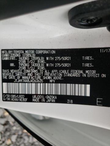 2018 LEXUS LX 570 JTJHY7AX8J4263635