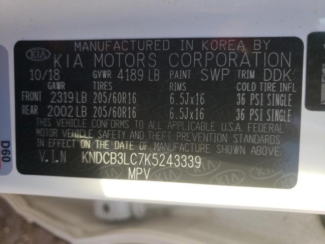 2019 KIA NIRO FE KNDCB3LC7K5243339