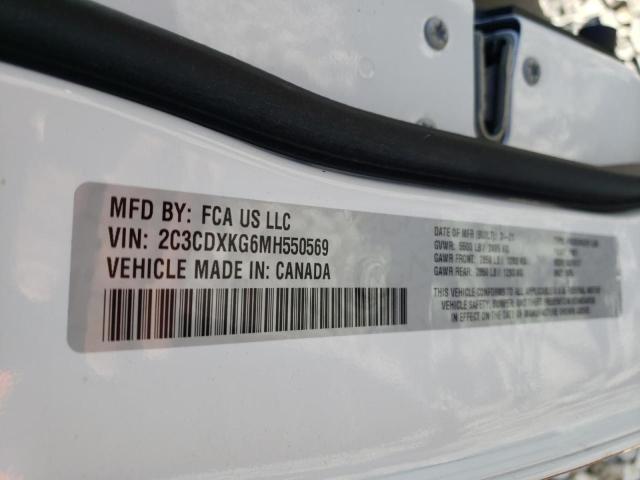 2021 DODGE CHARGER PO 2C3CDXKG6MH550569
