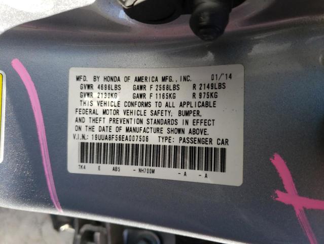 2014 ACURA TL TECH 19UUA8F56EA007506