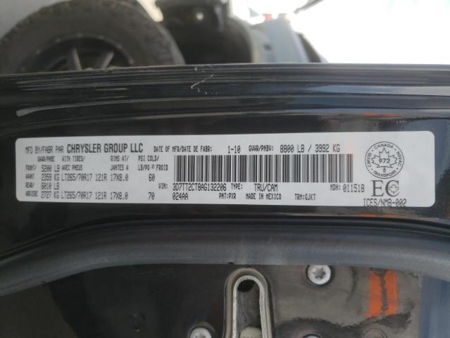 2010 DODGE RAM 2500 3D7TT2CT8AG132206