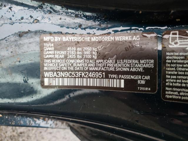 2015 BMW 428 XI WBA3N9C53FK246951