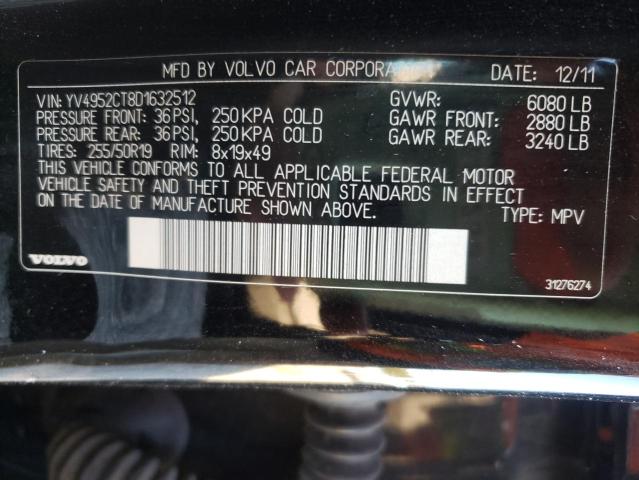 2013 VOLVO XC90 R DES YV4952CT8D1632512