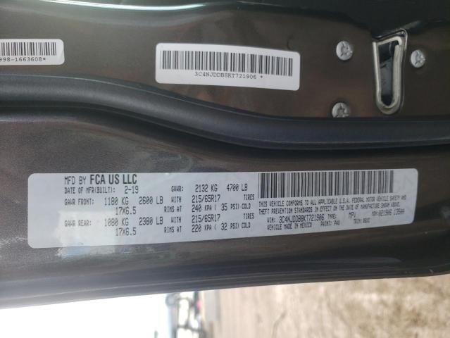 2019 JEEP COMPASS TR 3C4NJDDB8KT721906