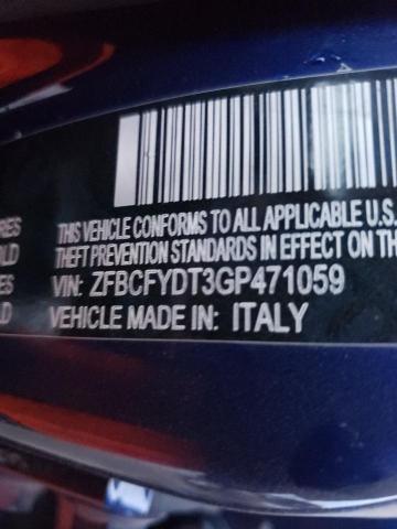 2016 FIAT 500X LOUNG ZFBCFYDT3GP471059