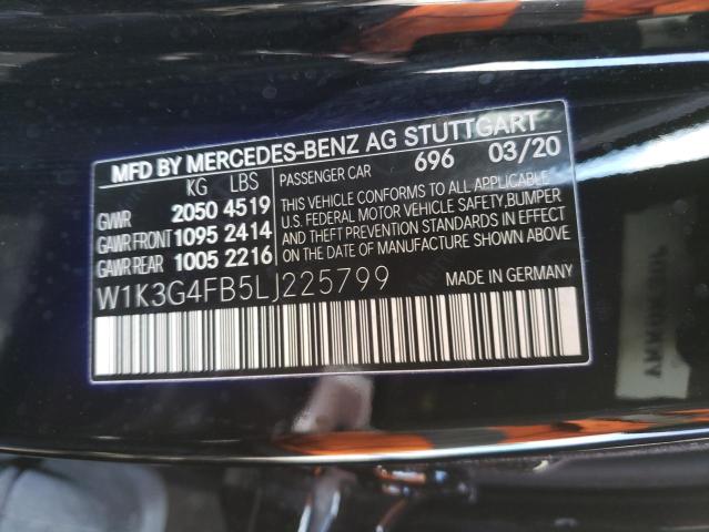 2020 MERCEDES-BENZ A 220 4MAT W1K3G4FB5LJ225799