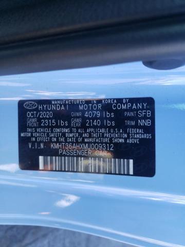 2021 HYUNDAI VELOSTER N KMHT36AHXMU009312