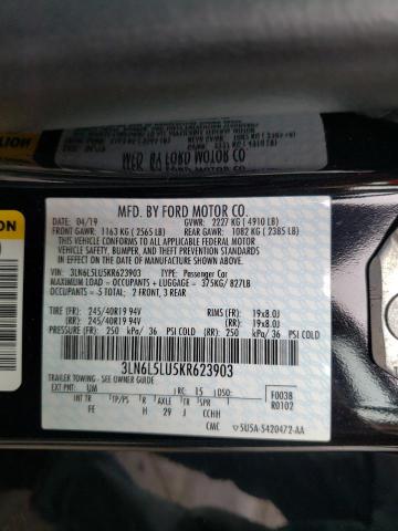 2019 LINCOLN MKZ RESERV 3LN6L5LU5KR623903