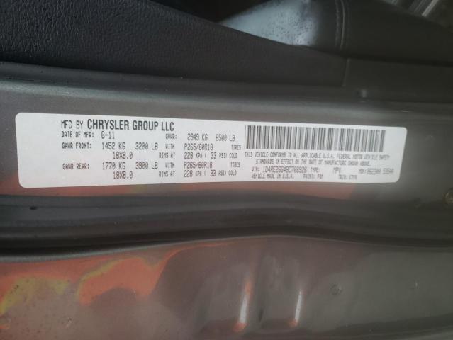2011 DODGE DURANGO EX 1D4RE2GG4BC708926