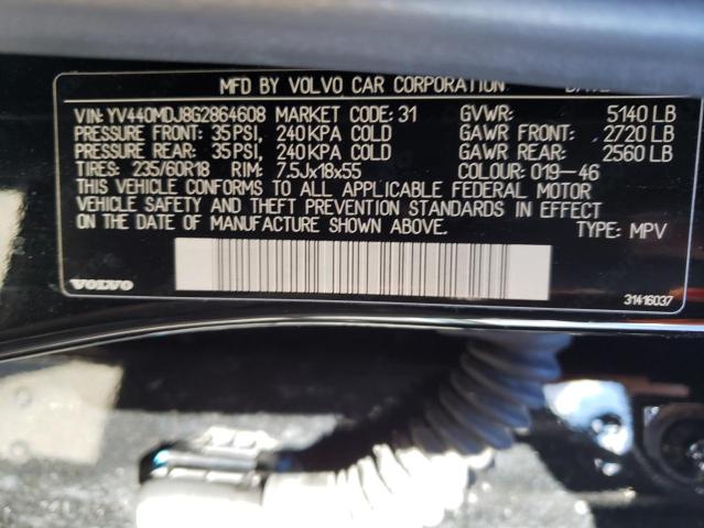2016 VOLVO XC60 T5 YV440MDJ8G2864608