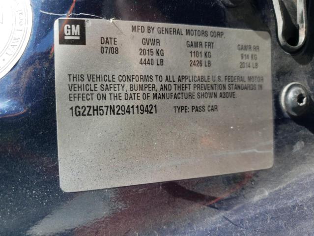 2015 PONTIAC G6 GT 1G2ZH57N294119421