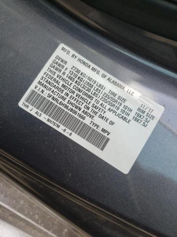 2018 HONDA ODYSSEY EL 5FNRL6H96JB061666