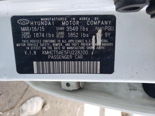 2015 HYUNDAI ACCENT GS KMHCT5AE5FU228200