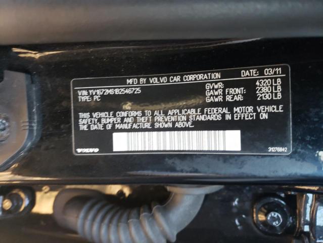 2011 VOLVO S40 T5 YV1672MS1B2546725