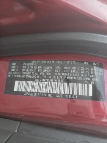 2013 SUBARU TRIBECA LI 4S4WX9GD6D4401839