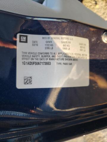 2010 CHEVROLET COBALT 1LT 1G1AD5F58A7173663